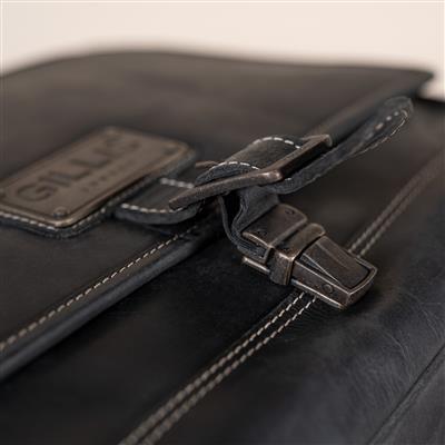 Leder Street-Messenger-Bag Trafalgar vintage black