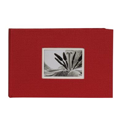 Slip-In Hardcover Album 40 UniTex 10x15 cm red